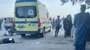 إصابة 7 معلمين في حادث تصادم سيارة ميكروباص بعمود إنارة في أسيوط
